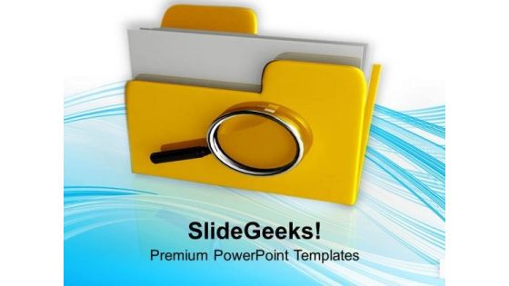 Concept Of Hidden Files PowerPoint Templates Ppt Backgrounds For Slides 0713