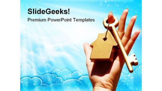Concept Of Home Ownership Security PowerPoint Templates And PowerPoint Backgrounds 0211