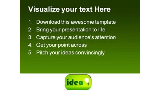 Concept Of Idea Business PowerPoint Themes And PowerPoint Slides 0211