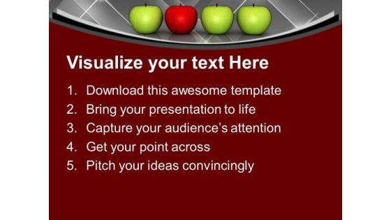 Concept Of Individuality Business PowerPoint Templates Ppt Backgrounds For Slides 0313