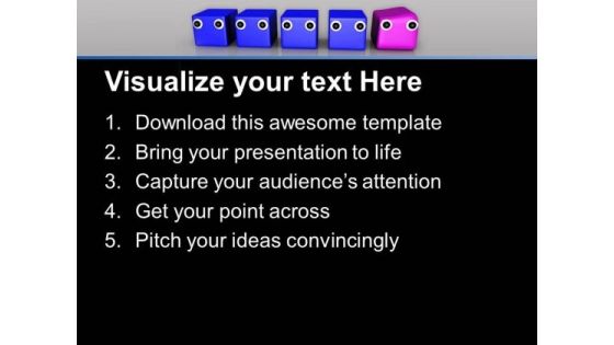 Concept Of Individuality PowerPoint Templates Ppt Backgrounds For Slides 0213