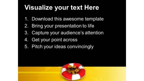 Concept Of Insurance Of Monetary Business PowerPoint Templates And PowerPoint Themes 0812
