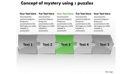 Concept Of Mystery Using 5 Puzzles Program Flowchart PowerPoint Templates Concept Of Mystery Using 5 Puzzles Program Flowchart PowerPoint Templates