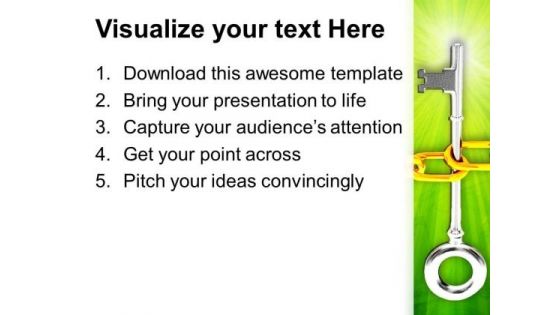 Concept Of Security Key Finance PowerPoint Templates And PowerPoint Themes 0912