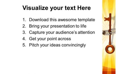 Concept Of Success Tied To Chain Leadership PowerPoint Templates And PowerPoint Themes 1012