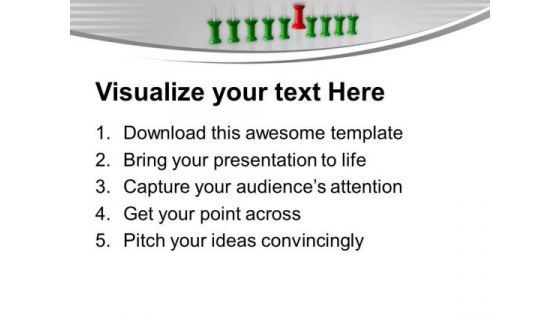 Concept Of Uniqueness PowerPoint Templates Ppt Backgrounds For Slides 0613