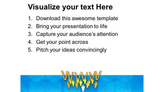 Concept Of Web Partnership PowerPoint Templates Ppt Backgrounds For Slides 0713
