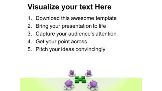 Conceptual Image Distribution Of Finance Teamwork PowerPoint Templates And PowerPoint Themes 0912