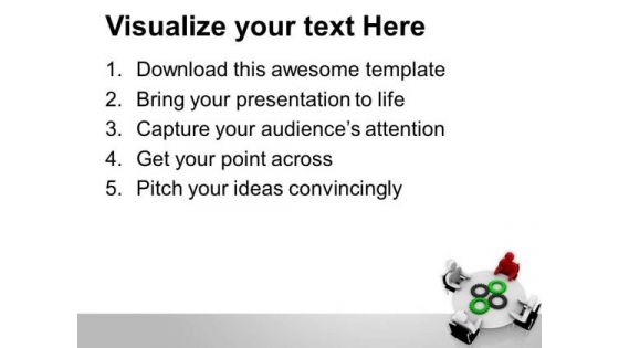 Conceptual Image Of Business Meeting PowerPoint Templates Ppt Backgrounds For Slides 0713