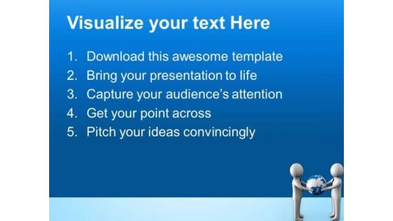 Conceptual Image Of Global Meeting PowerPoint Templates Ppt Backgrounds For Slides 0713