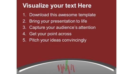 Conceptual Image Of Growth Ladders Success PowerPoint Templates Ppt Backgrounds For Slides 0113