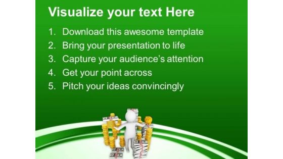 Conceptual Image Of Money Saving PowerPoint Templates Ppt Backgrounds For Slides 0713