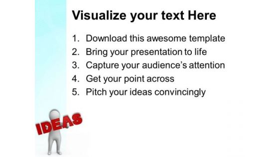 Conceptual Image Of New Ideas PowerPoint Templates Ppt Backgrounds For Slides 0713
