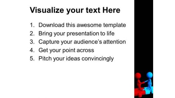Conceptual Image Of Partnership PowerPoint Templates Ppt Backgrounds For Slides 0713