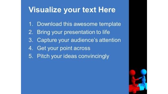 Conceptual Image Of Partnership PowerPoint Templates Ppt Backgrounds For Slides 0713