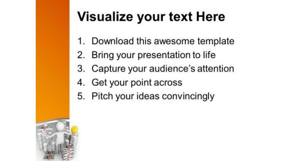 Conceptual Image Of Saving Money PowerPoint Templates Ppt Backgrounds For Slides 0713