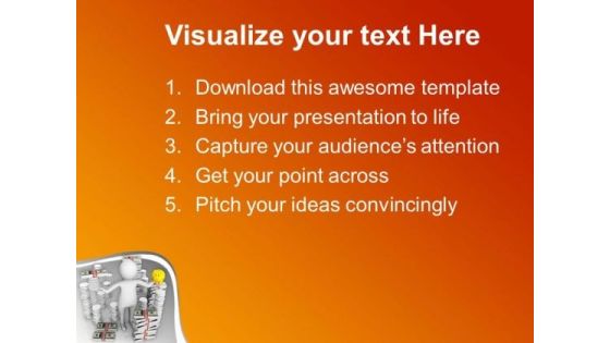 Conceptual Image Of Saving Money PowerPoint Templates Ppt Backgrounds For Slides 0713