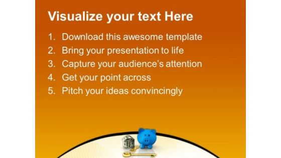 Conceptual Image Of Savings And Investment PowerPoint Templates Ppt Backgrounds For Slides 0113