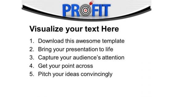 Conceptual Target For Marketing PowerPoint Templates Ppt Backgrounds For Slides 0413