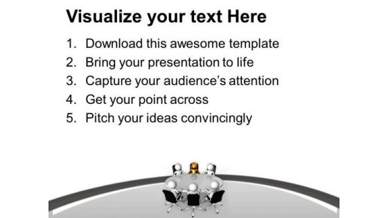 Conference For Business Targets PowerPoint Templates Ppt Backgrounds For Slides 0713