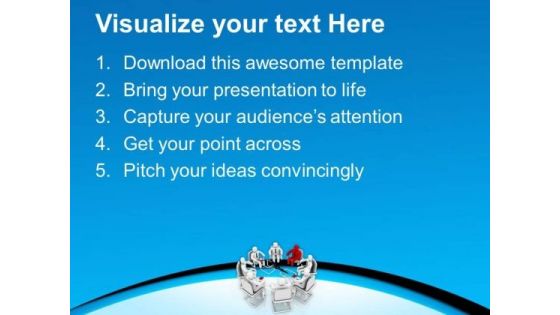 Conference Meeting Business Leadership PowerPoint Templates Ppt Backgrounds For Slides 0313