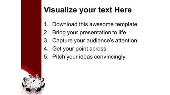 Conference Meeting For Time Business PowerPoint Templates Ppt Backgrounds For Slides 0213
