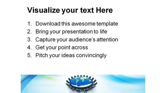 Conference Table Business PowerPoint Templates And PowerPoint Backgrounds 0311
