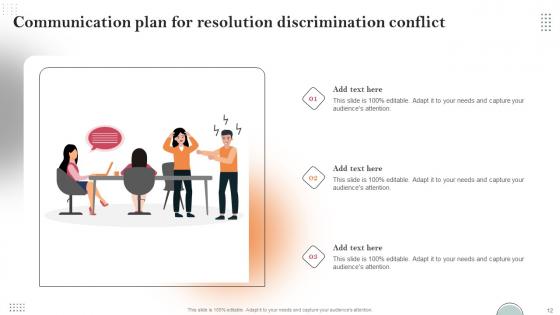 Conflict Resolution Communication Plan Ppt PowerPoint Presentation Complete Deck With Slides