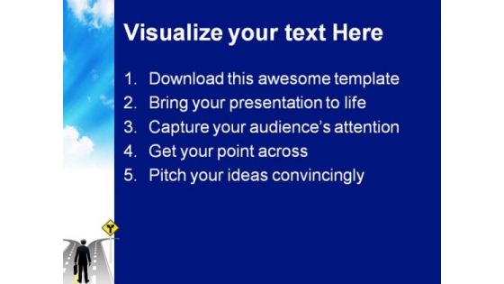 Confuse For Right Decision Business PowerPoint Themes And PowerPoint Slides 0811