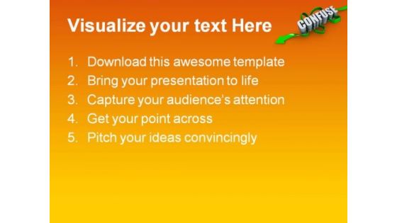 Confuse Man People PowerPoint Backgrounds And Templates 1210