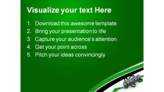 Confuse With Arrow Business PowerPoint Templates And PowerPoint Backgrounds 0311