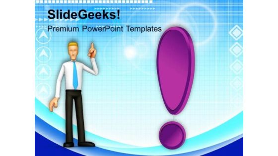 Confused Business Man Strategy Business PowerPoint Templates Ppt Backgrounds For Slides 0213