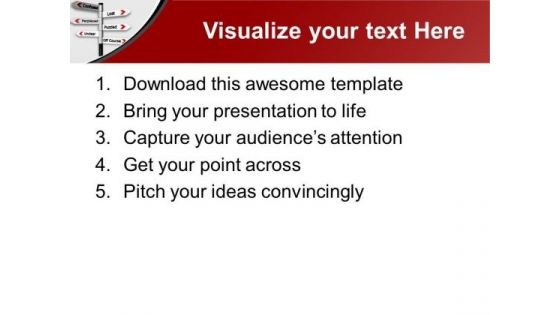 Confused Lost Signpost PowerPoint Templates Ppt Background For Slides 1112