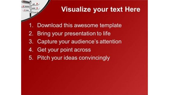 Confused Lost Signpost PowerPoint Templates Ppt Background For Slides 1112
