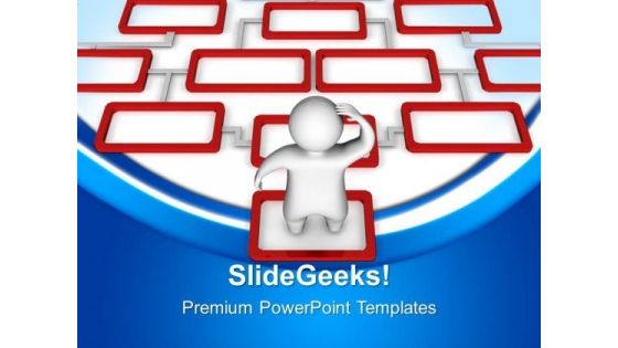 Confused Man Business PowerPoint Templates And PowerPoint Themes 0612