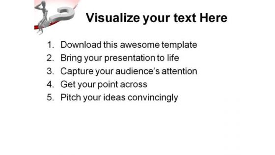 Confused Man Business PowerPoint Themes And PowerPoint Slides 0811
