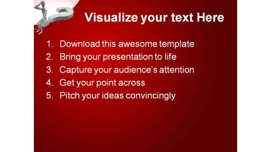 Confused Man Business PowerPoint Themes And PowerPoint Slides 0811
