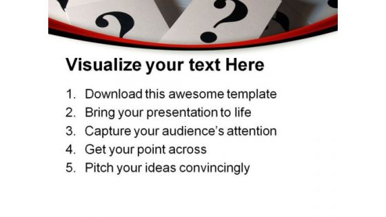Confused Metaphor PowerPoint Templates And PowerPoint Backgrounds 0711