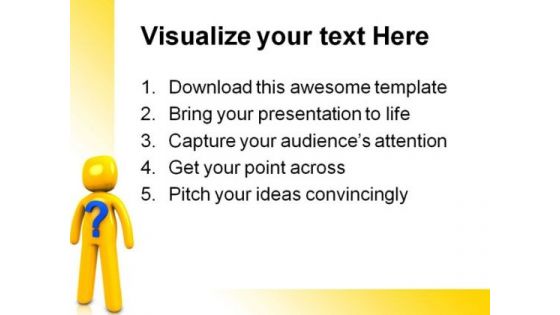 Confused People Business PowerPoint Templates And PowerPoint Backgrounds 0411