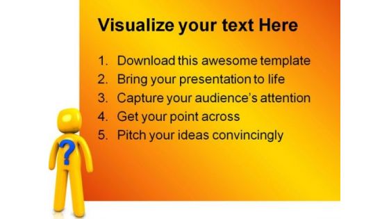 Confused People Business PowerPoint Themes And PowerPoint Slides 0411