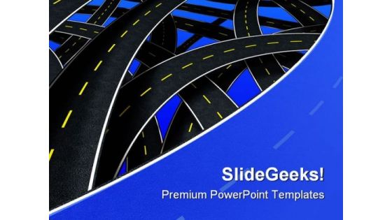 Confusion Business PowerPoint Template 0510