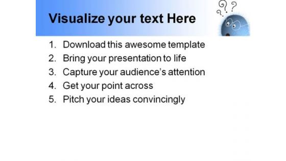 Confusion Business PowerPoint Templates And PowerPoint Backgrounds 0711
