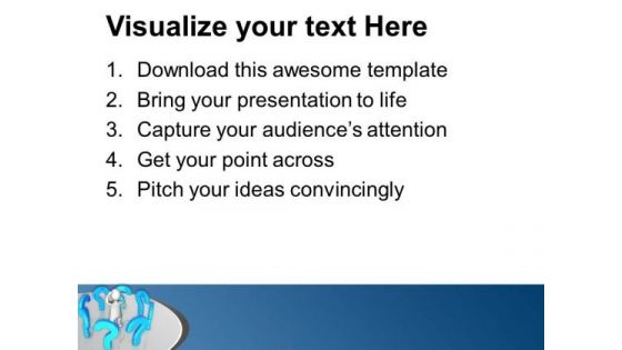 Confusion For Business Strategy PowerPoint Templates Ppt Backgrounds For Slides 0313