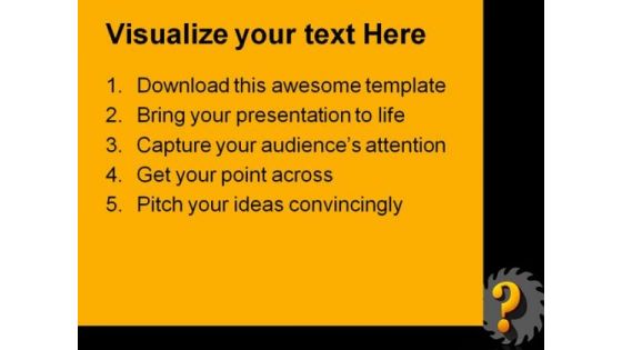 Confusion Industrial PowerPoint Templates And PowerPoint Backgrounds 0711