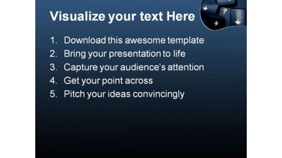 Confusion Keys Computer PowerPoint Backgrounds And Templates 1210