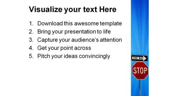 Confusion Sign Metaphor PowerPoint Themes And PowerPoint Slides 0811