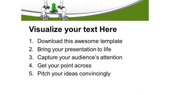 Connect The Team Mates With Intelligence PowerPoint Templates Ppt Backgrounds For Slides 0713