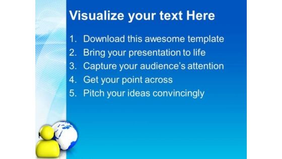 Connect With Global Market PowerPoint Templates Ppt Backgrounds For Slides 0513