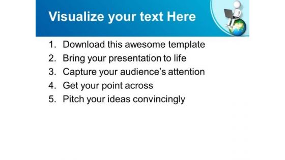 Connect With World Global Business Theme PowerPoint Templates Ppt Backgrounds For Slides 0413