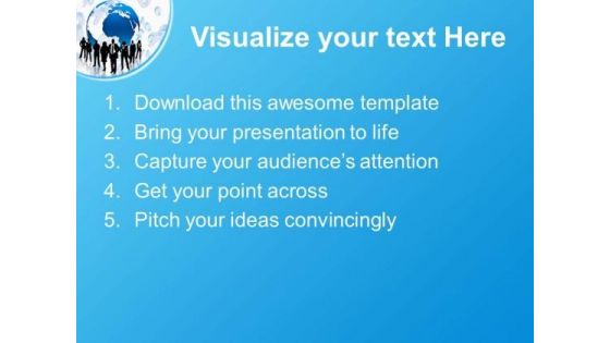 Connect With World PowerPoint Templates Ppt Backgrounds For Slides 0513